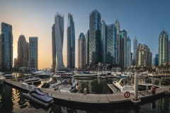 Yachthafen in der Dubai Marina