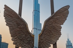 Burj Khalifa zwischen den Wings of Mexico