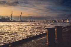 Landungsbrücken zum Sonnenuntergang
