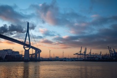 Kohlbrandbrücke beim Sonnenuntergang