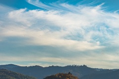 Staufener Burg im Herbstsonnenschein
