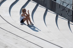 Auf der Landungsbrücke