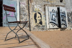 Grafitti bei der Strandperle