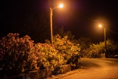 Strassen in Gallos bei Nacht