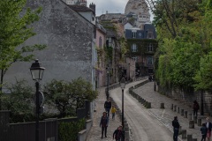 Die Gässchen von Montmartre