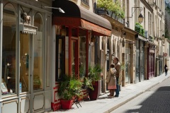 Die Strassen auf der Ile Saint Louise