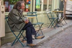 Das Leben in den Cafes von Paris