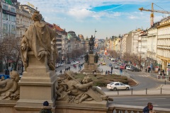 Blick auf den Wenzelsplatz