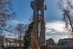 Der jüdische Friedhof am Fernsehturm von Vinohrady