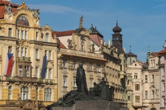 Das Jan Hus Denkmal auf dem Altstädter Ring