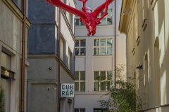 Die fliegenden roten Hirschen