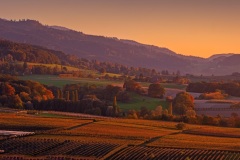 Sonnenuntergang Staufener Schloßberg