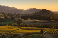 Sonnenuntergang Staufener Schloßberg