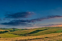 Sonnenuntergang oberhalb der Villa Di Graziella