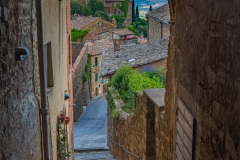 Die Gassen von Montepulciano