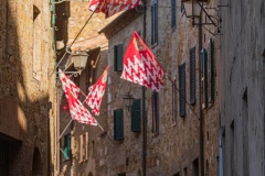 In den Gassen von San Quirico d’Orcia
