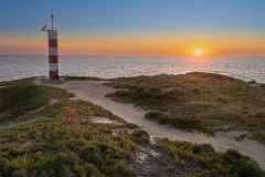 Sonnenuntergang an der Steilküste von Porto Covo