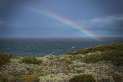 Regenbogen in der Nähe von Zambujeira do Mar