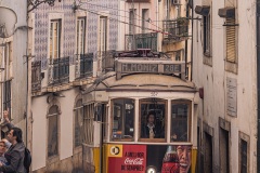 Tram 28 in Alfama