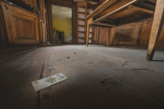 Schloss Buchholz - Karte in Bibliothek