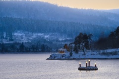 Sonnenuntergang am Schluchsee mit Blick auf Amalienruhe