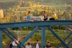 Sommerabend auf der Wiwili Brücke