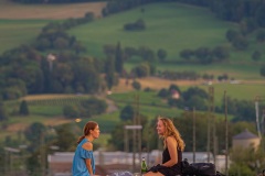 Sommerabend auf der Wiwili Brücke