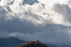 Staufener Burg im Herbstsonnenschein